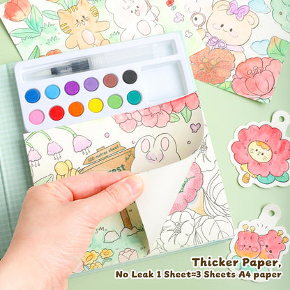 Paint with Water Coloring Books for Kids Ages 3-5, 4-8 – Cute Coloring Book for Teens,Arts and