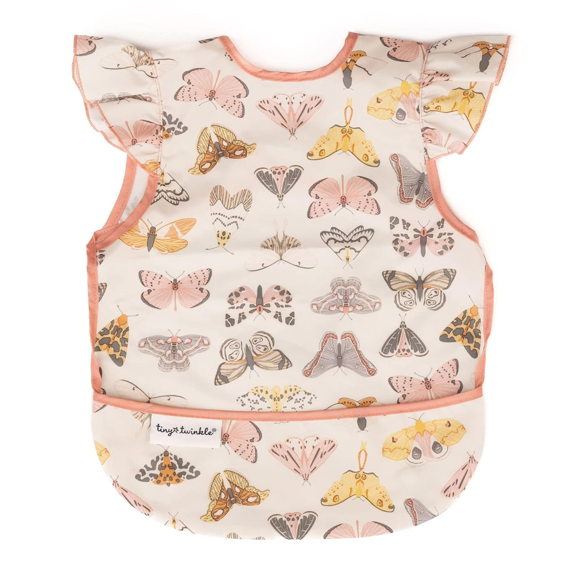 Tiny Twinkle Mess Proof Baby Bib - Waterproof & Lightweight Baby-Led Weaning Apron | 100% Recycled