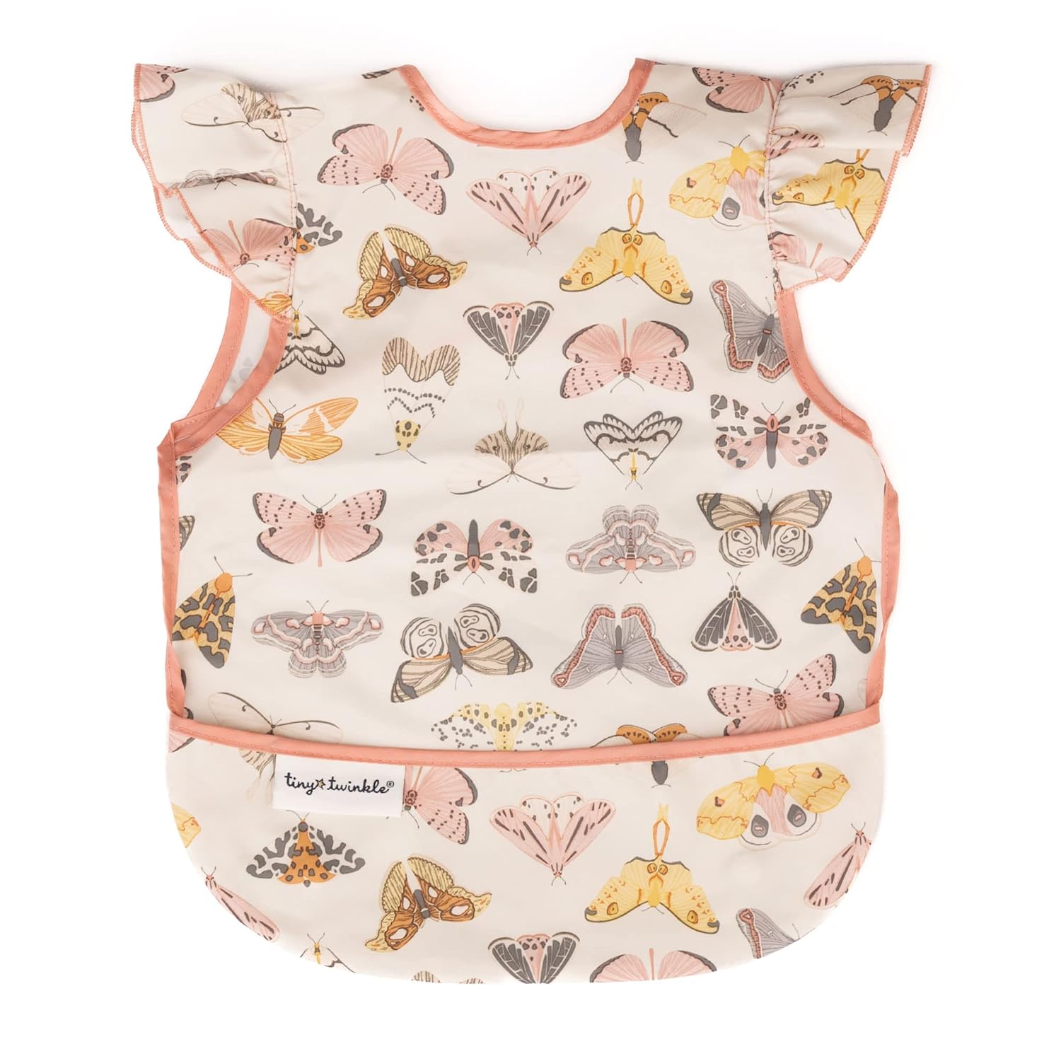 Tiny Twinkle Mess Proof Baby Bib - Waterproof & Lightweight Baby-Led Weaning Apron | 100% Recycled