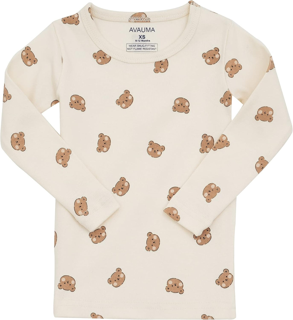 AVAUMA Baby Boys Girls Pajama Set 6M-8T Kids Cute Toddler Snug fit Pjs Cotton Sleepwear