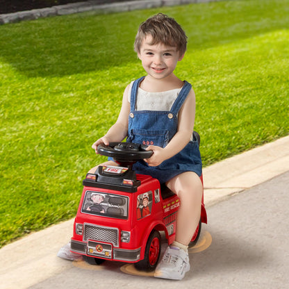 VEVOR Ride On Push Car for Toddlers, Ages 19+ Months, Ride Racer, Sit to Stand Toddler Ride On Toy