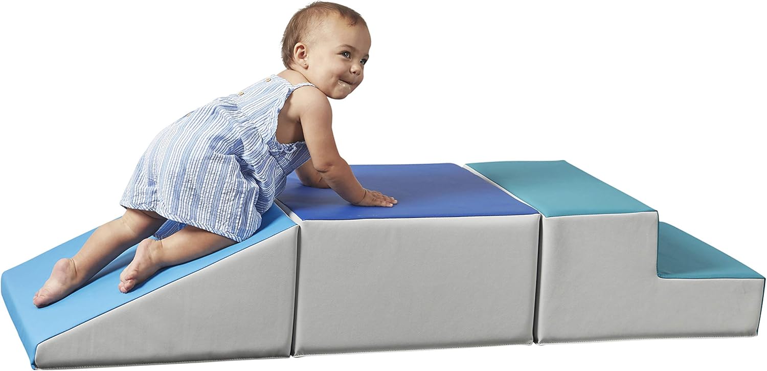 Factory Direct Partners 11618-CTNV SoftScape Toddler Playtime Climber, Indoor Active Play Structure
