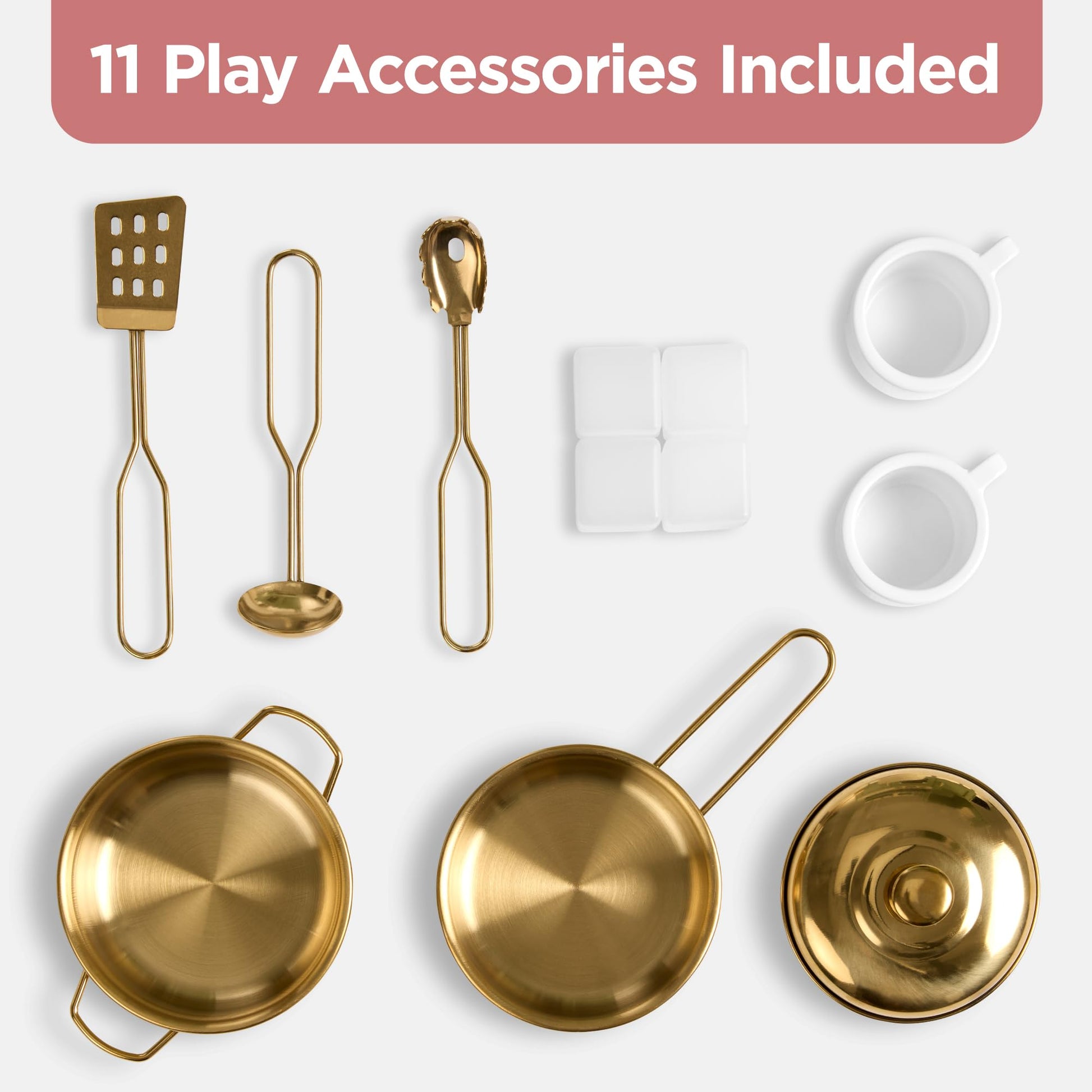 Best Choice Products Play Kitchen for Kids, Cottage Style Kids Kitchen Playset for Toddlers