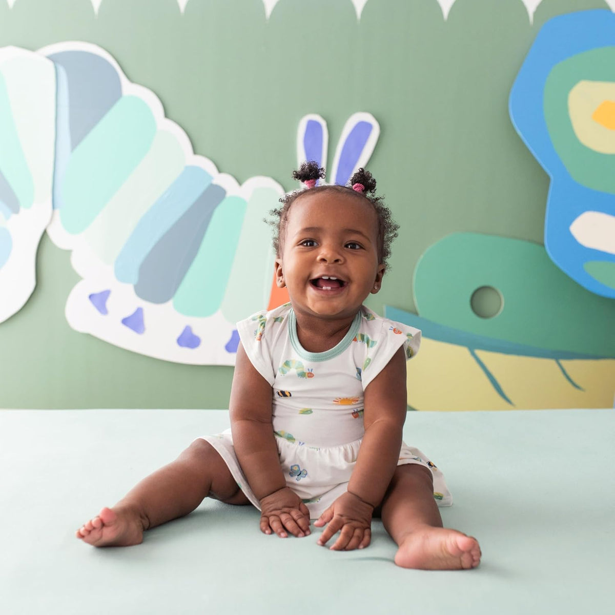 KYTE BABY Rayon Made from Bamboo Twirl Bodysuit Dress