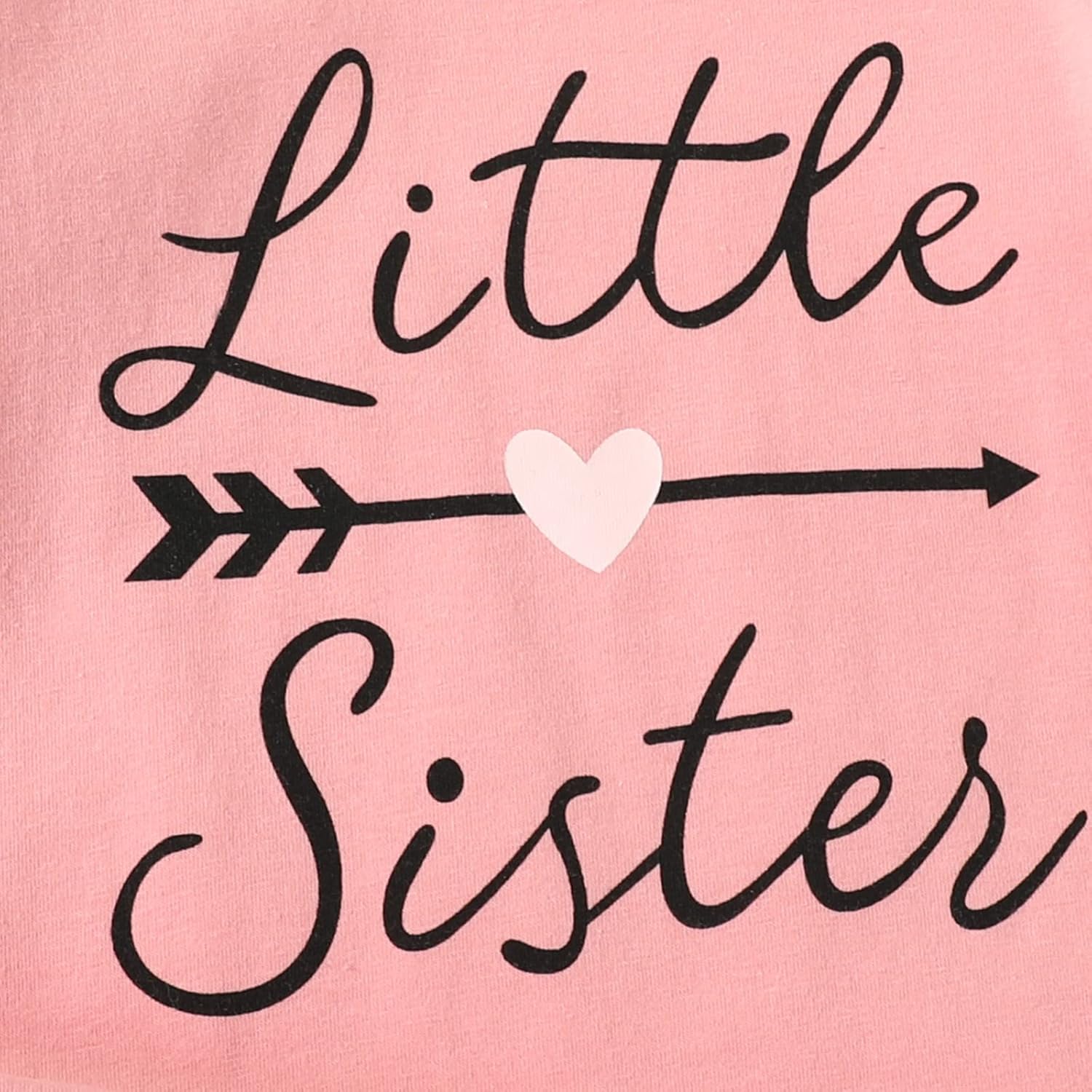 AMAWMW Newborn Baby Girl Little Sister Sleeper Gown Stripe Long Sleeve Nightgown Pajamas Gifts