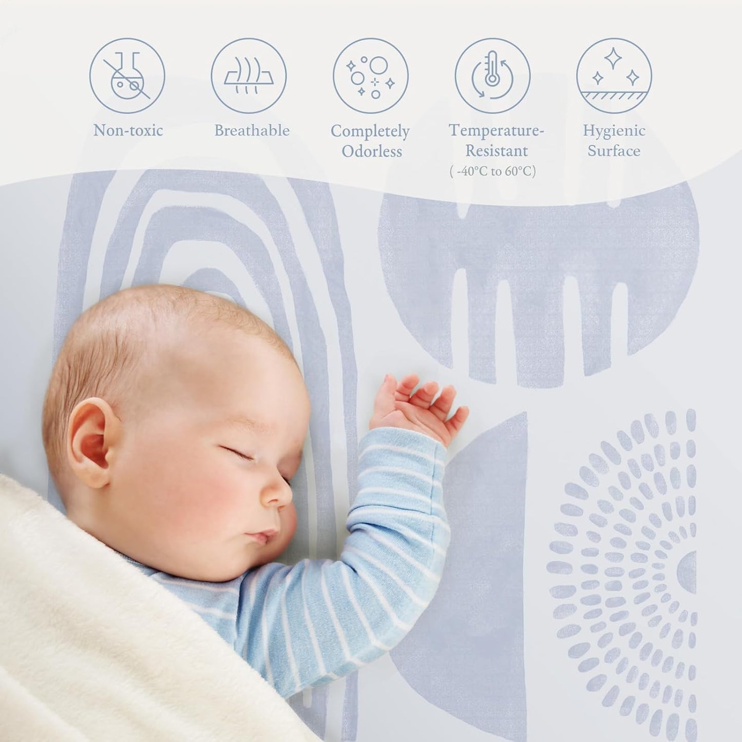 Super 1 Inch Thick Premium Quality Exercise & Baby Foam Play Mats - Expandable & Large Non-Toxic