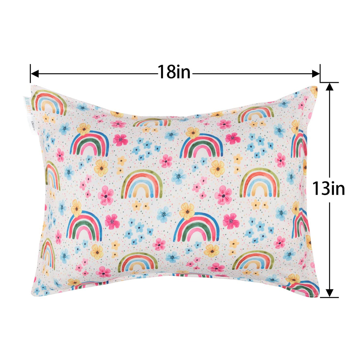 ALVABABY Toddler Pillowcases Stretchy Soft Kids Pillow Cover 2 Pack Fit 13"x 18" or 12"x18"
