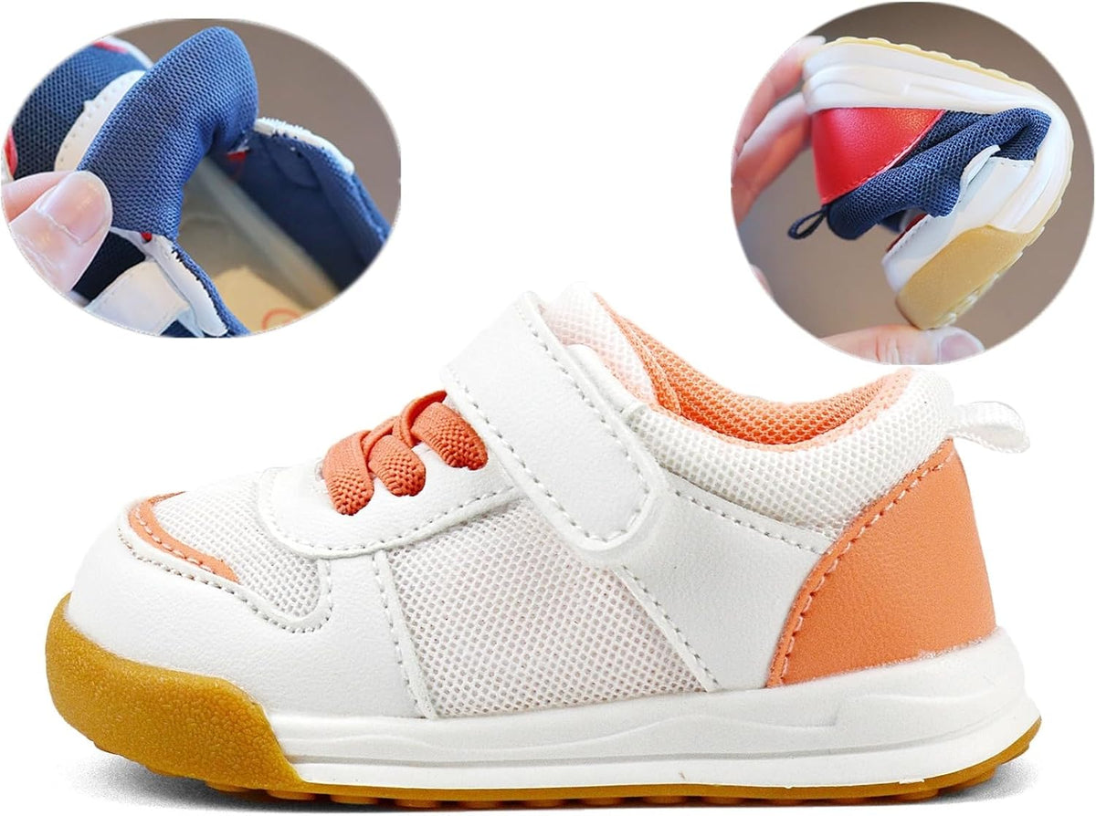 Baby Boy Girl Shoes Infant Non Slip Sneakers Breathable Lightweight Toddler First Walking Shoes 6
