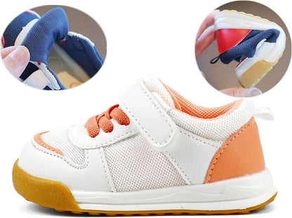 Baby Boy Girl Shoes Infant Non Slip Sneakers Breathable Lightweight Toddler First Walking Shoes 6