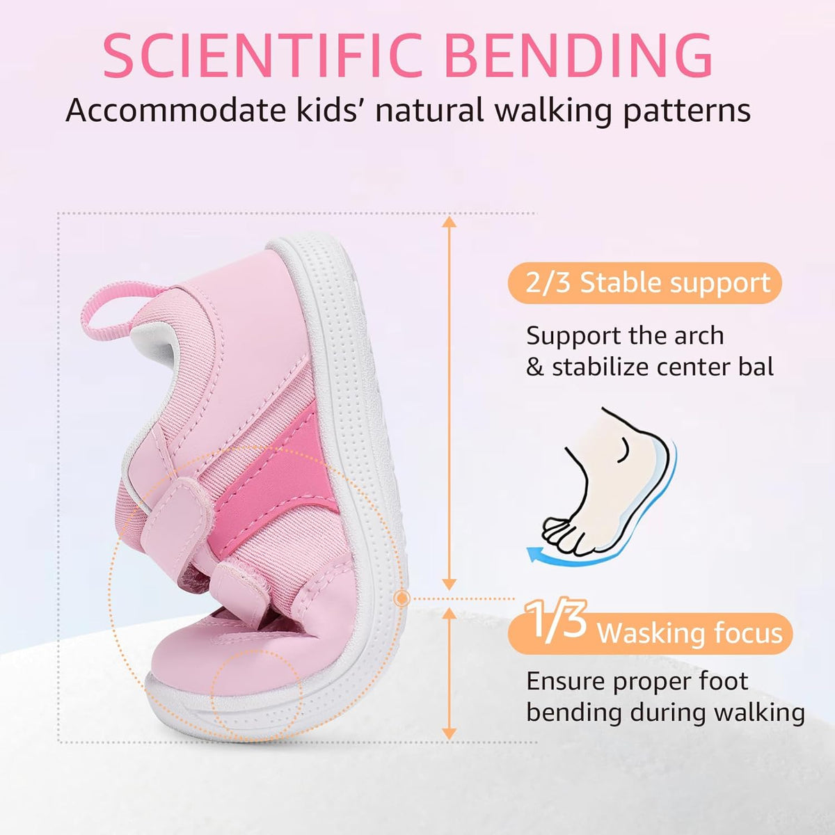 Toddler Wide Toe Box Barefoot Shoes Boys Girls Sneakers Zero Drop Kid Tennis Running Shoes