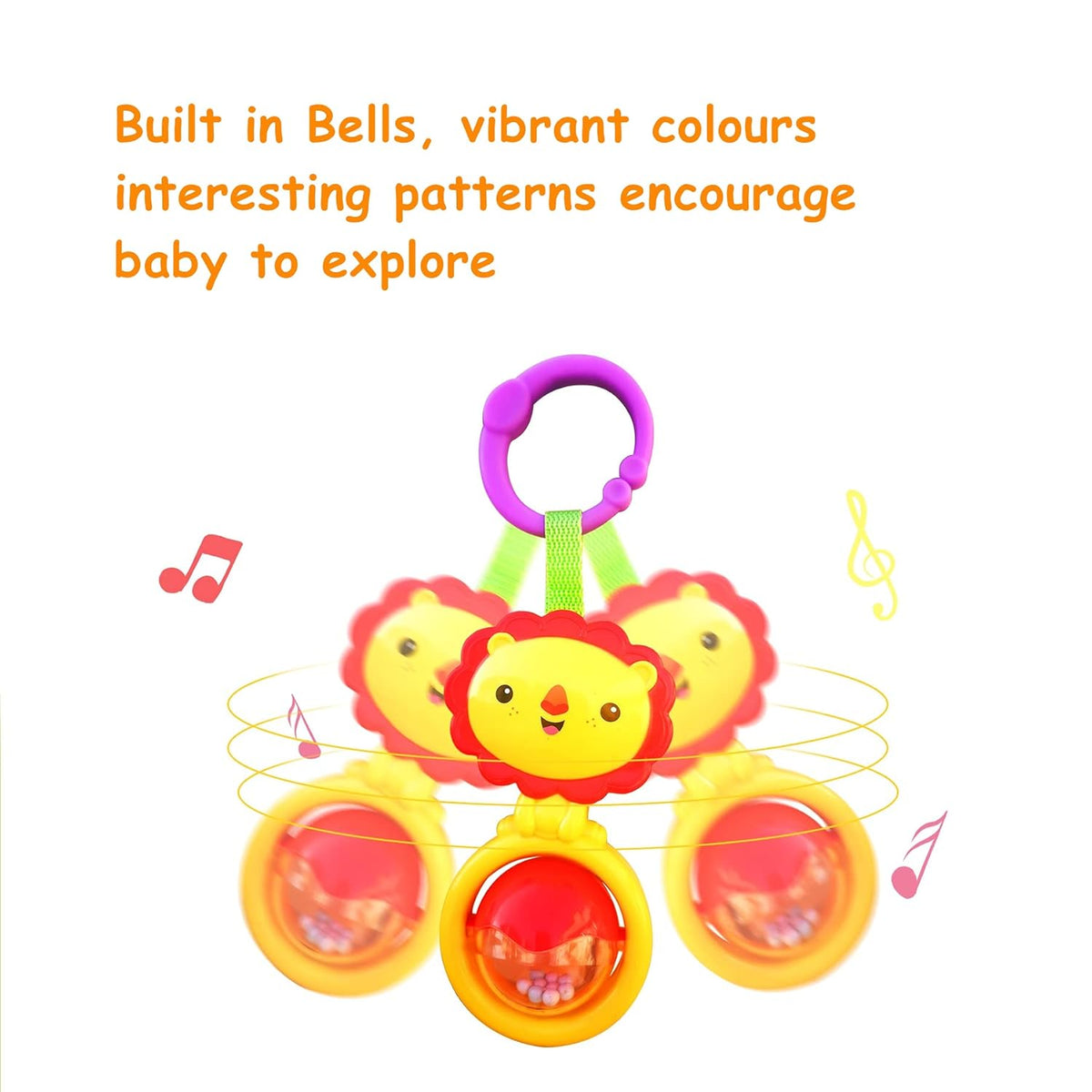 Baby Toys, Cartoon Animal Hanging Rattle Toys, Handbells Baby Rattles, Baby Bed Crib Car Seat