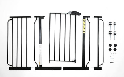 Regalo Easy Step 49-Inch Extra Wide Baby Gate, Includes 4-Inch and 12-Inch Extension Kit, 4 Pack of