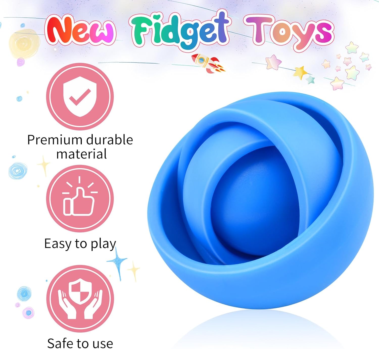 Fidget Toys for Kids 8-12, Fidget Spinner for Adults, Cool Gadget Gifts for Boys Girls Teens Kids
