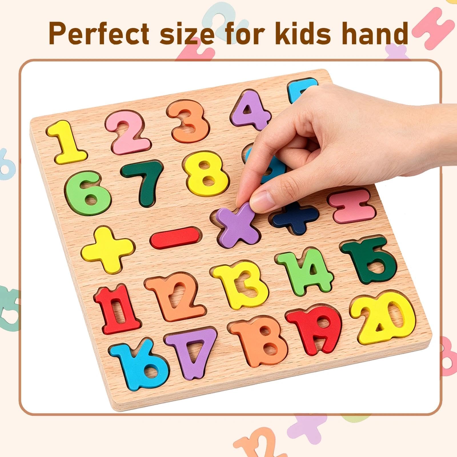 Wooden Puzzles for Toddlers 3-5, Boys & Girls, Montessori Toddler