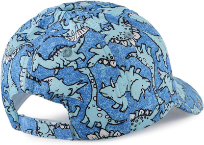 JANGANNSA Dinosaur Boys Girls Caps Embroidery Baby Baseball Caps Cotton Infant Toddler Kids Hat