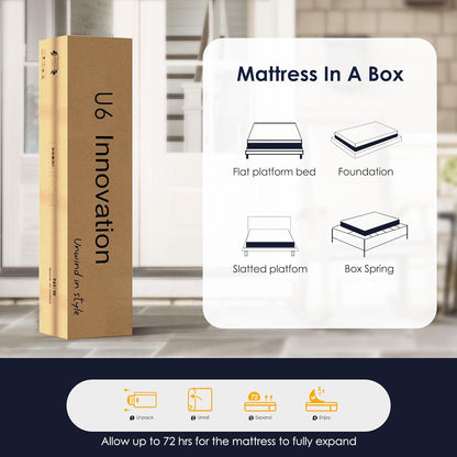 14 Inch King Size Mattress Gel-Infused Memory Foam,Medium with Removable Washable Cover Cooling Gel