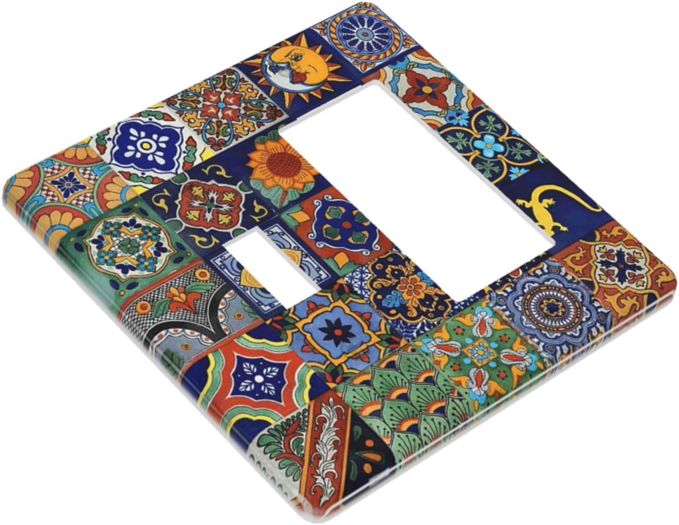 Talavera Mexican Tiles Traditional Color Decoration Print Outlet Covers 1 Toggle 1 Rocker