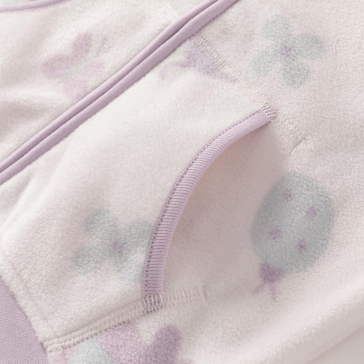 DAVE & BELLA Kids Printed Polar Fleece Jacket Toddler Baby Boys Girls Zip Up Long Sleeve Spring