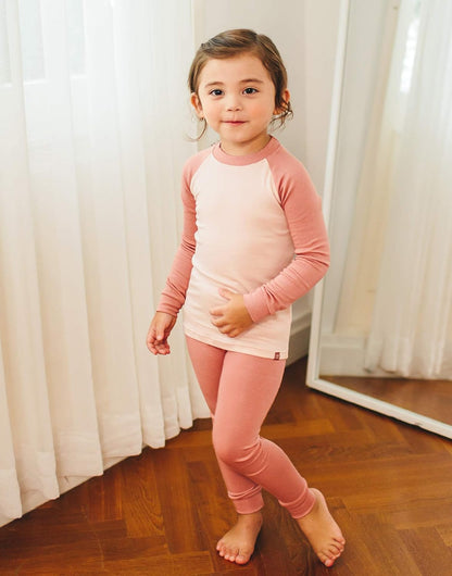 VAENAIT 6M-12Y Toddler Toddler Kids Toddler Girls Boys Soft Comfy Modal Tencel Solid Raglan
