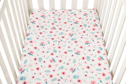 Pack n Play Sheet Stretchy Fitted Portable Mini Crib Sheets Set 3 Pack,Playard Sheets Convertible
