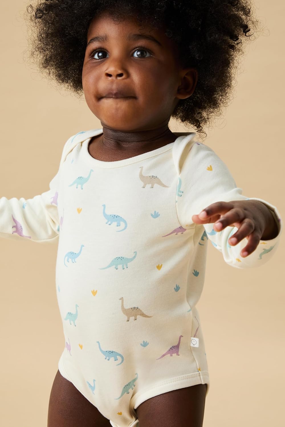 MORI Baby Supreme Comfort Long Sleeve Bodysuit for Boys and Girls - Unisex Romper with Envelope