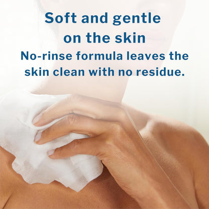 McKesson Washcloth Wipes for Adults, Scented (3 Pack, 144 Washcloths) Disposable Wash Cloths for