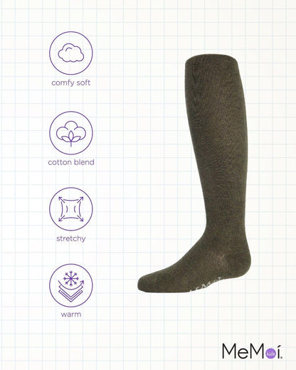 MeMoi Soft Pima Cotton Tights for Girls, Soft and Lightweight Opaque Tights for girls - Sizes 8 to