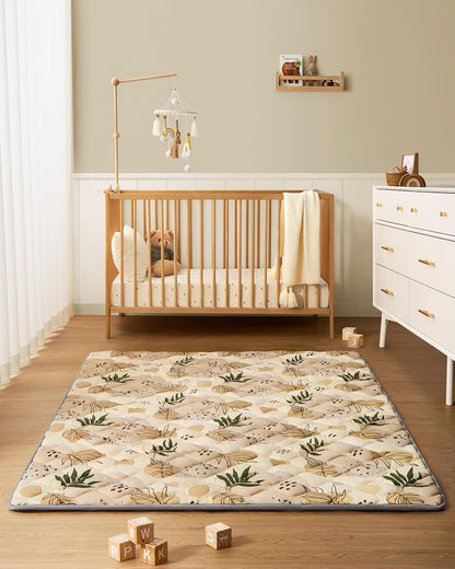 Blissful Diary Baby Play Mats for Floor, 71x59 Inch Extra Thicker & Large Soft Cushioning Foam