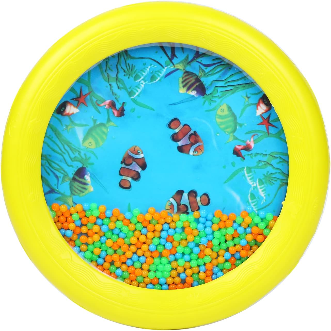 Musfunny Ocean Drum Wave Bead Drums Gentle Sea Sound Music Gift Musical Educational Sea Sound Drum