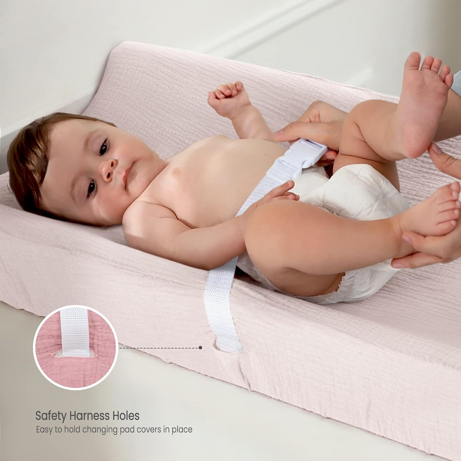 lulumoon Baby Changing Pad Cover: Muslin Diaper Changing Table Pad Cover - Changing Pad Sheets for