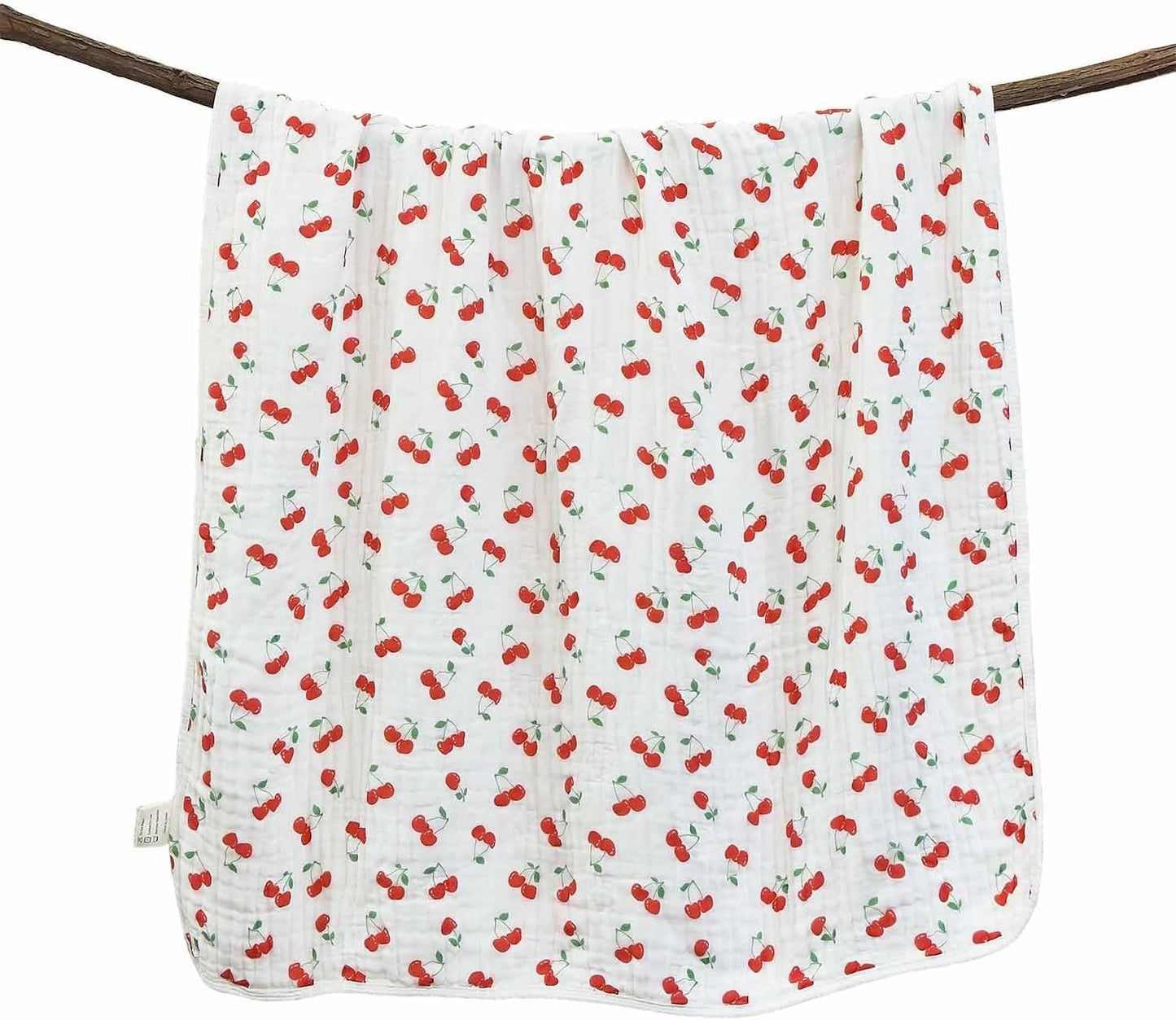 Pack of 2 Ultra Soft Muslin Baby Blankets for Girls Boys Breathable Lightweight Cotton Muslin