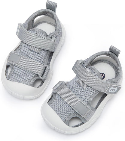 BMCiTYBM Baby Boy Girl Closed Toe Summer Sandals Lightweight Shoes Infant Non-Slip First Walking
