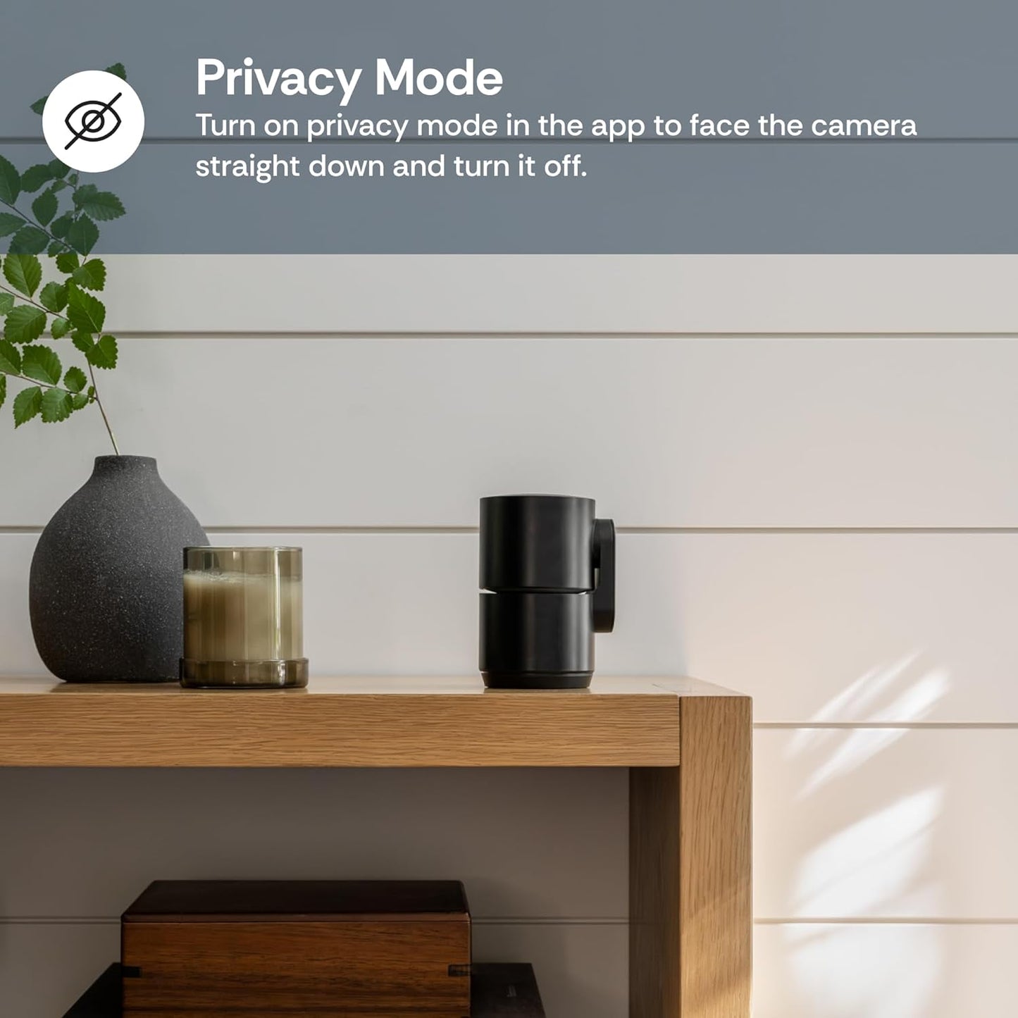 Luna 2K Indoor Cameras for Home Security, 2.4GHz & 5GHz WiFi, 360-Degree Pan-Tilt, Built-in