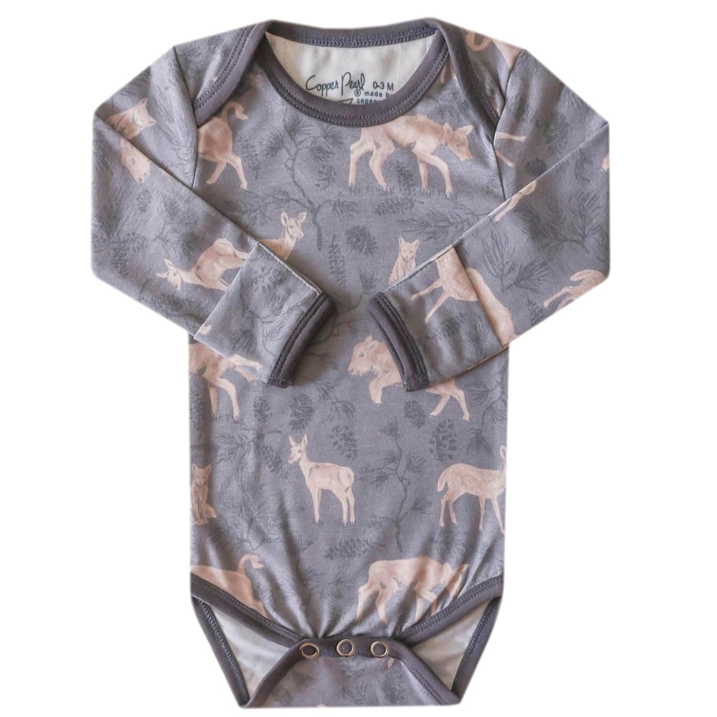Copper Pearl Long Sleeve Bodysuit Baby: Ultra Soft Baby for Newborns, Boys, and Girls - Stylish