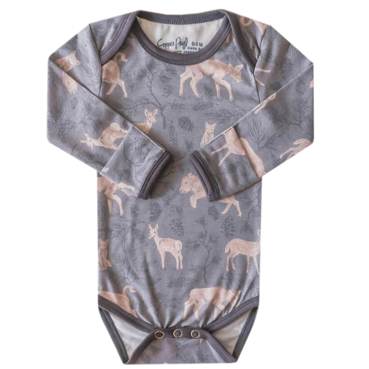 Copper Pearl Long Sleeve Bodysuit Baby: Ultra Soft Baby for Newborns, Boys, and Girls - Stylish
