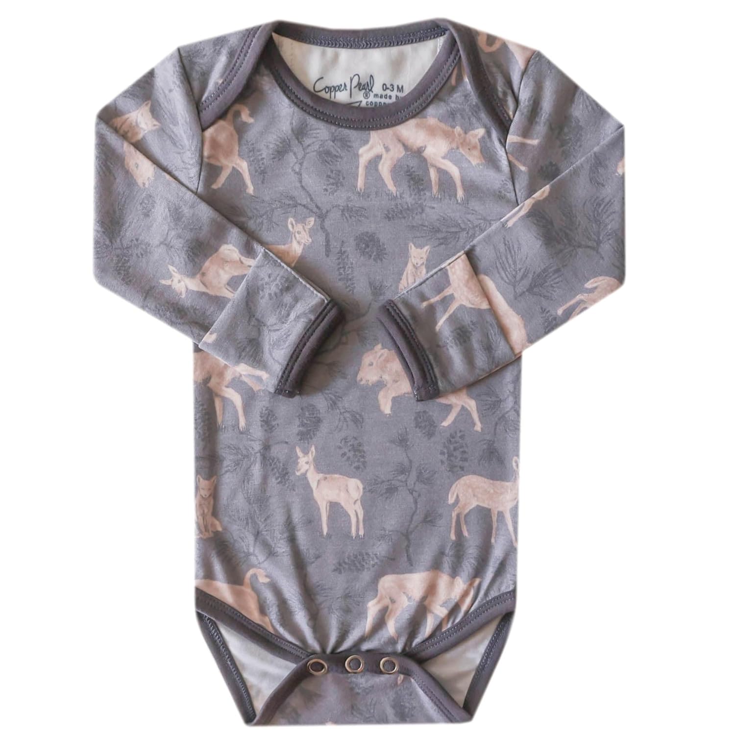 Copper Pearl Long Sleeve Bodysuit Baby: Ultra Soft Baby for Newborns, Boys, and Girls - Stylish