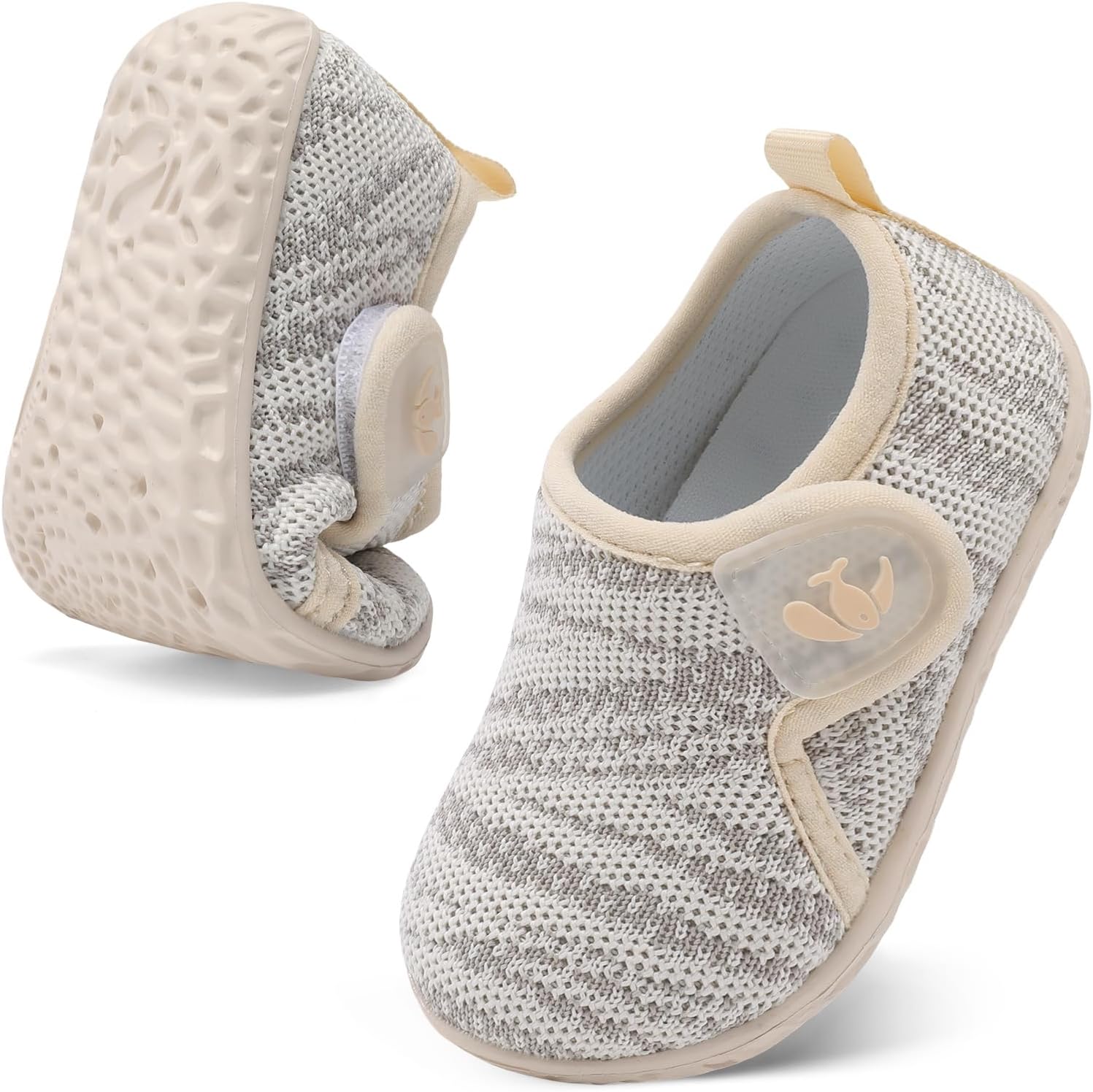 FEETCITY Baby Boys Girls First Walking Shoes Infant Sneakers Crib Shoes Breathable Lightweight Slip