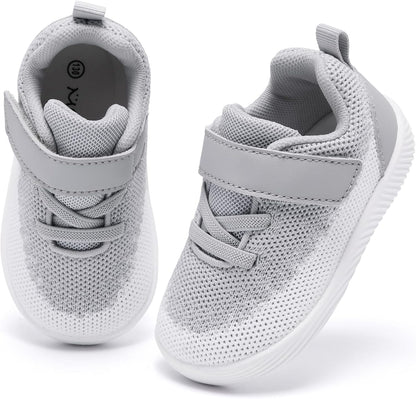 MORENDL Toddler Sneakers Baby Boys & Girls Barefoot Shoes Lightweight Breathable Walking Running
