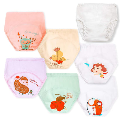 Joyo roy 6Pcs Potty Training Underwear 18-24 Months 100% Cotton Soft Absorbent Toddler Training