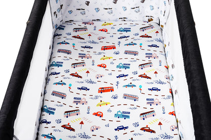 Pack n Play Sheet Stretchy Fitted Portable Mini Crib Sheets Set 3 Pack,Playard Sheets Convertible