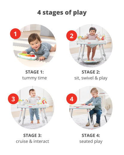 Skip Hop Baby Activity Center: Interactive Play Center with 3-Stage Grow-with-Me Functionality