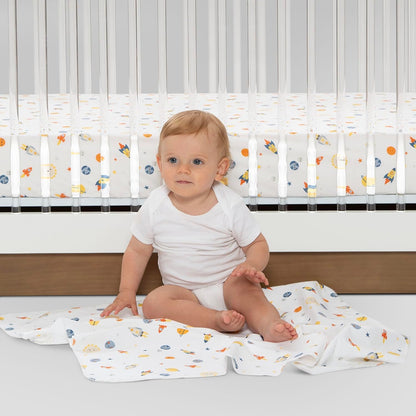 Delta Children Fitted Crib Sheets for Girls and Boys - Crib Sheet for Standard Crib and Toddler