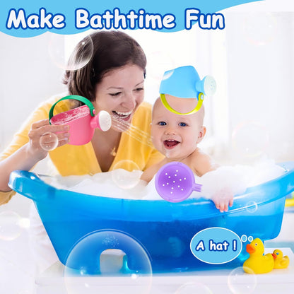 Baby Bath Toys for Kids Ages 1-3 3Pcs Toddler Bath Pool Toys for 1-3 2-4 Water Can Bathtub Pool