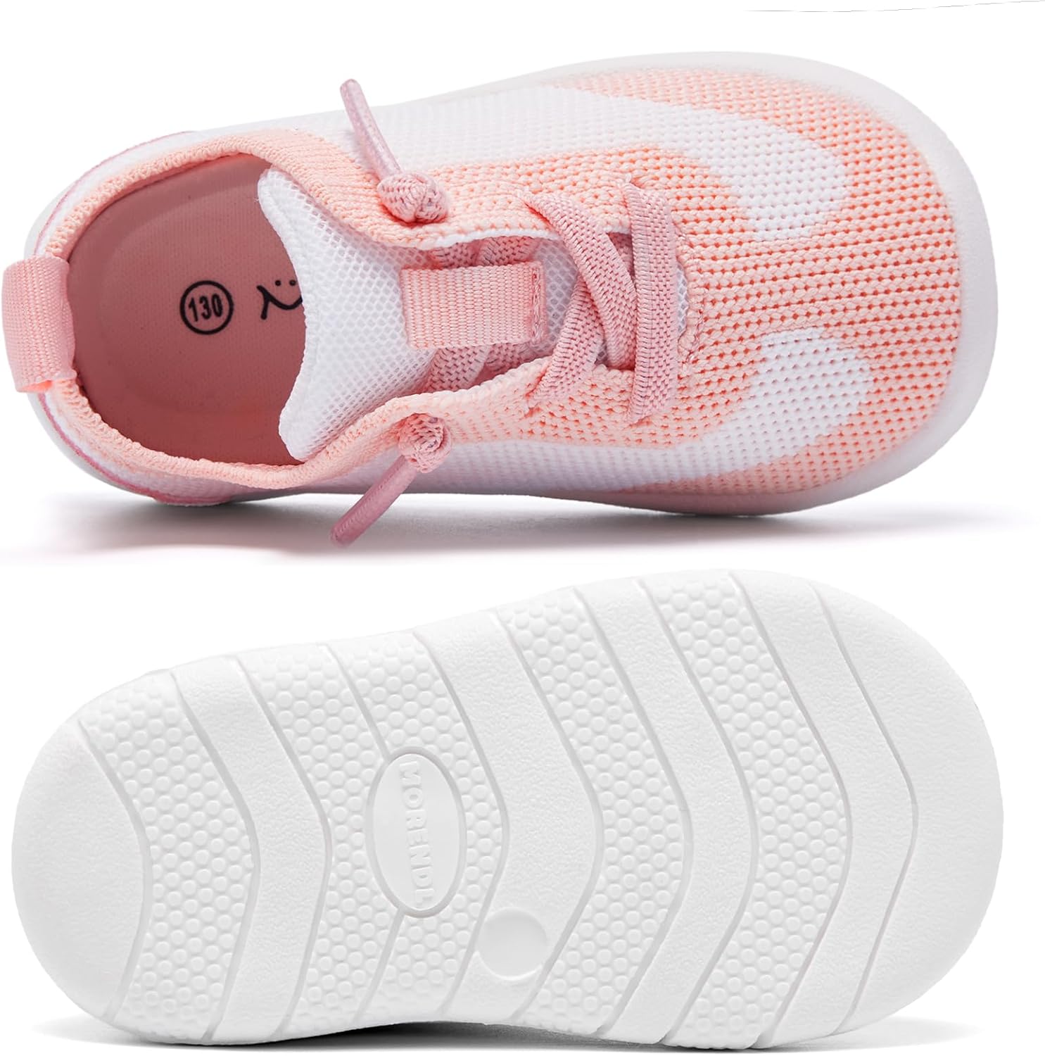 MORENDL Toddler Shoes Baby Walking Sock Shoes Infant Sneakers 0-4 Years Boy Girl Barefoot Tennis