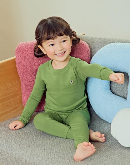 moimoln 6M-8Y Modal Cotton Solid Soft Breathable Baby Toddler Boys Girls Snug fit Pjs Long Sleeve