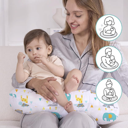 Little Grape Land Nursing Pillow for Infants, Breastfeeding Pillows, Baby Support Pillow for