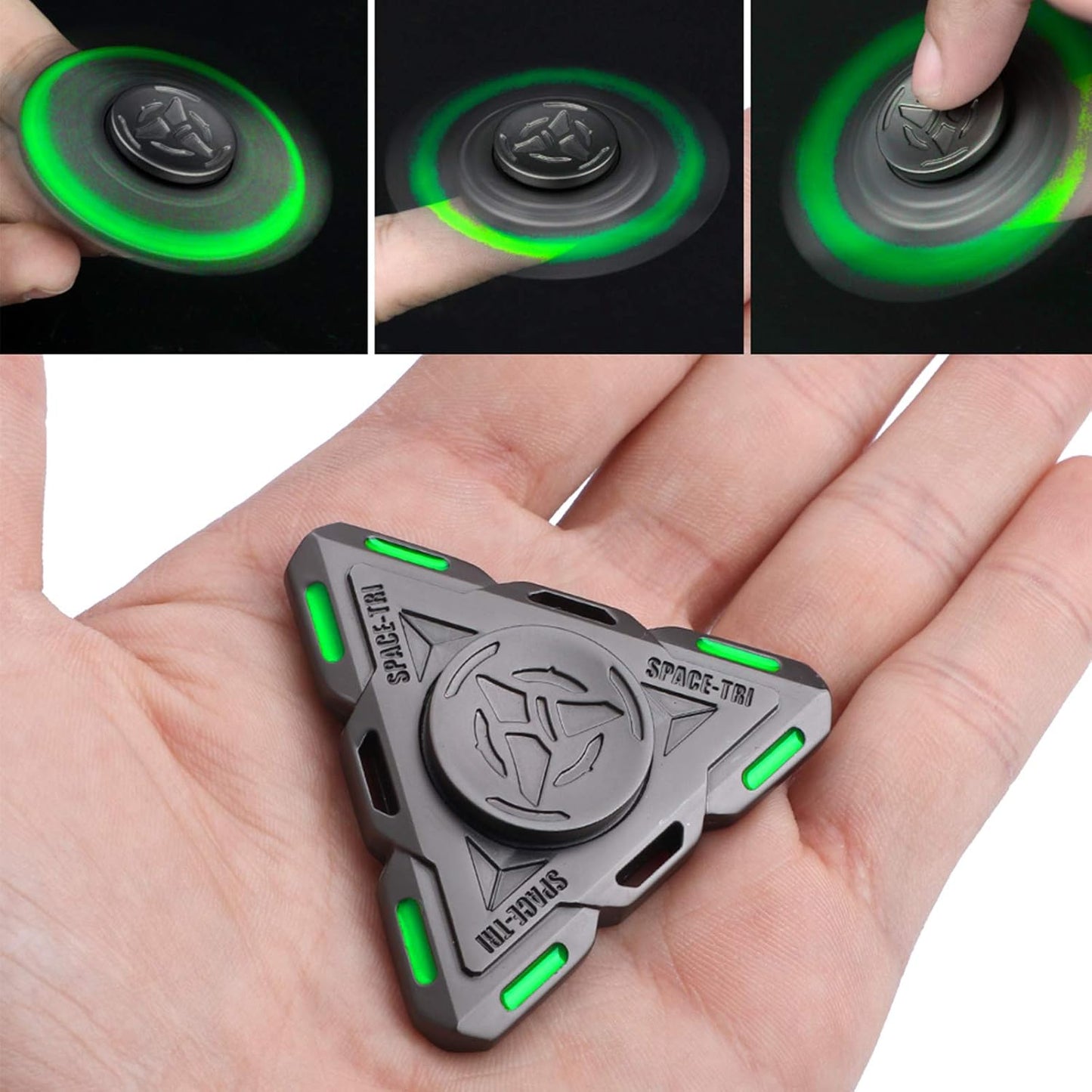 Handheld Mini Fidget Toy Set Fidget,Infinity Cube,Fidget Cube,Glow in The Dark Fidget Spinner
