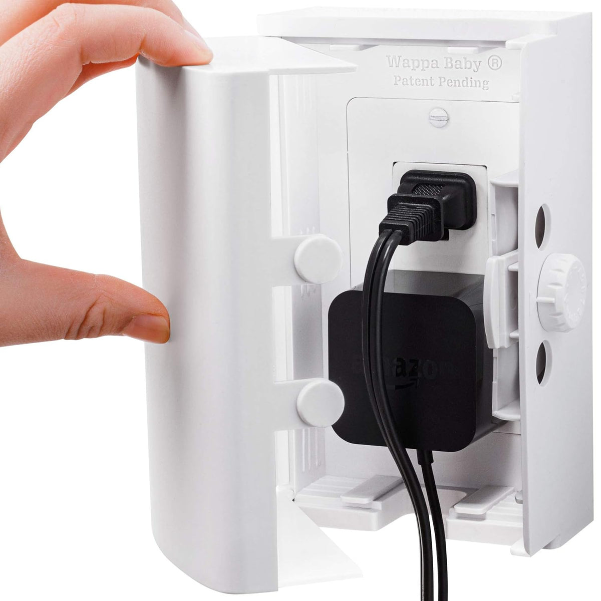Baby Safety Outlet Cover Box (2 Pack) Double Lock for Much Better Toddler Proofing, Easier