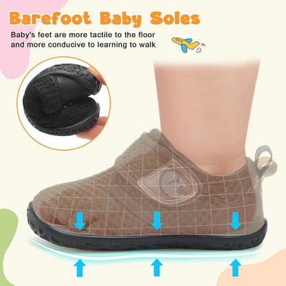 FEETCITY Baby Walking Shoes Barefoot Baby Shoes Infant Sneakers Newborn Crib Shoe Lightweight