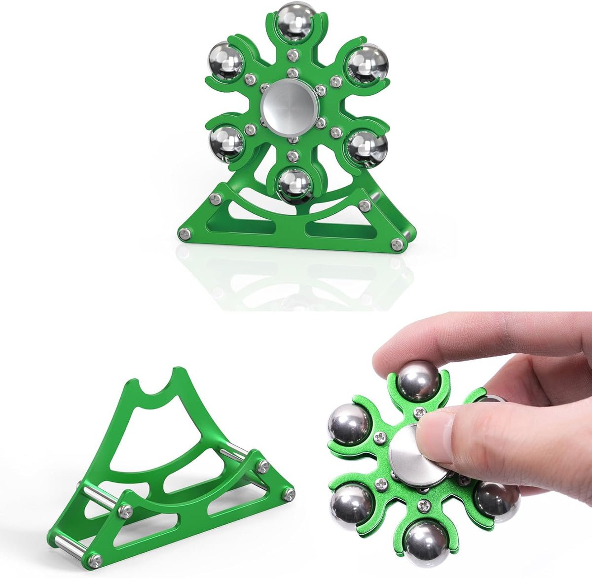 Desk-Fidget-Toys for Ferris-Wheels-Spinner: 4mins Kinetic-Metal-Spinner, Cool-Gadgets-Stuff for Kid